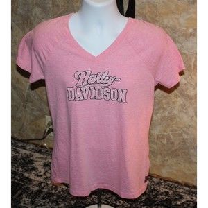 Woman's Harley-Davidson Cancer Awareness shirt Size Large